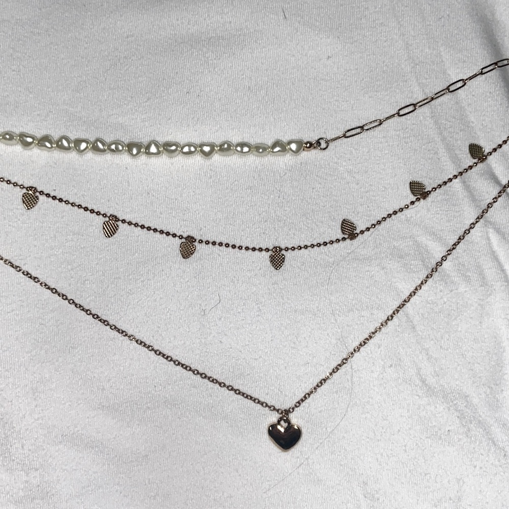 Gold layered necklace